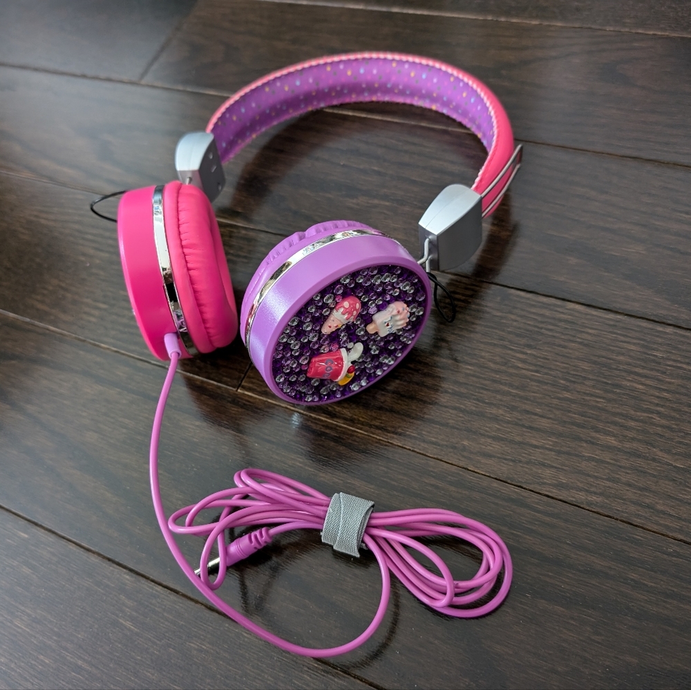 LIKE NEW Kids Headphones Little Miss Matched LMM